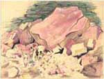sketch of men working at chambal dam